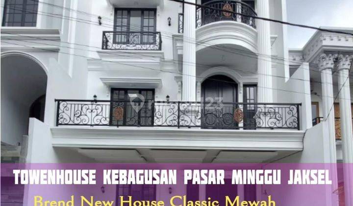 Rumah Baru Mewah 3 Lantai Dalam Cluster Di Pasar Minggu 1