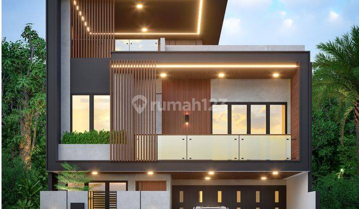 Rumah Mewah Private Lift Dan Pool Dekat Area Perkantoran Arcadia Kebagusan 1