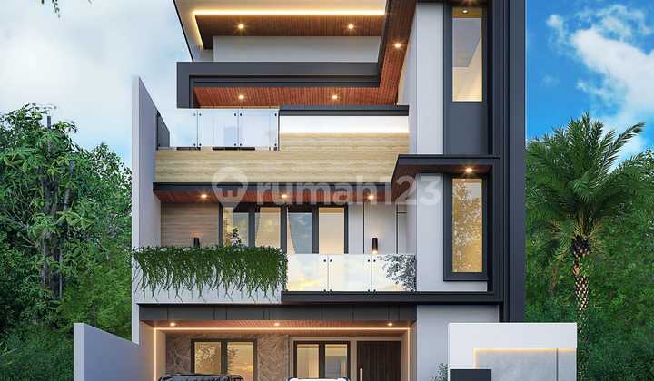 On Progres Bangun Tiga Lantai Rooftop Termurah di Jagakarsa