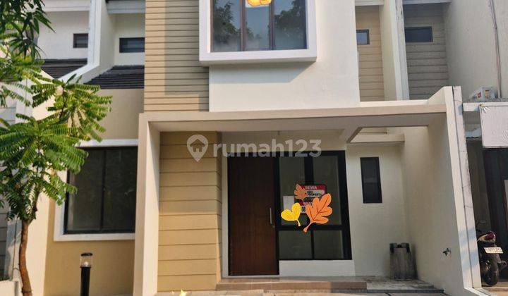 Rumah 2 lantai siap huni semi furnishd lokasi strategis dekat dengan mall aeon 1