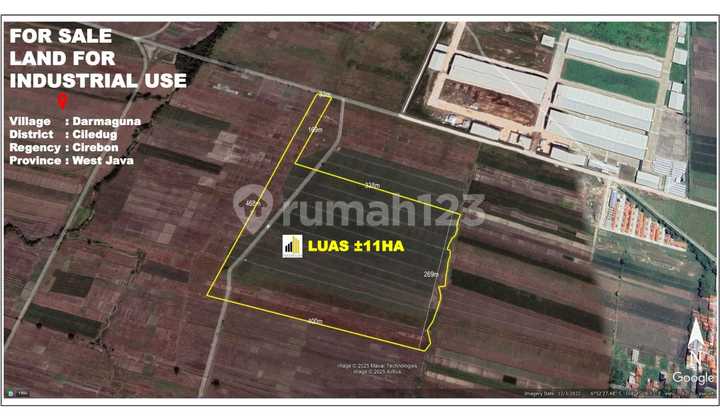 FOR SALE FAST INDUSTRIAL ZONE LAND IN CIREBON