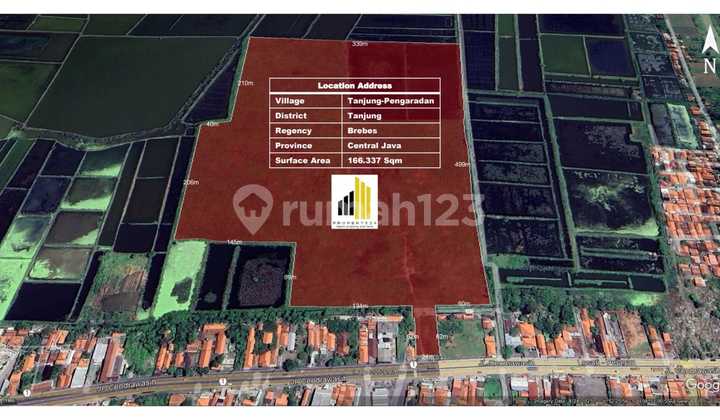 Dijual Tanah Industri di Kabupaten Brebes Dijual Tanah Industri di Kabupaten Brebes