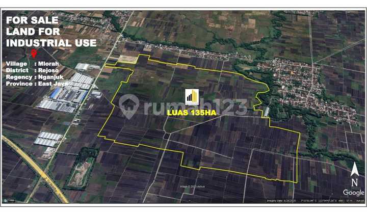 DIJUAL TANAH ZONE INDUSTRI NGANJUK JAWA TIMUR DIJUAL TANAH ZONE INDUSTRI NGANJUK JAWA TIMUR