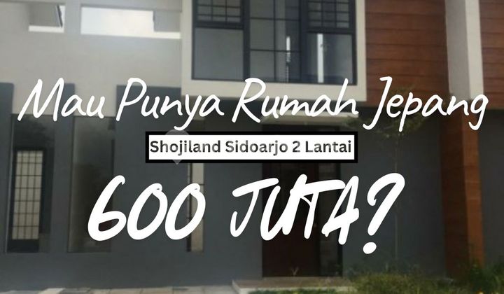 Rumah Sidoarjo MURAH Shoji Land 2 Lantai SHM Dkt Sidokare Taman Pinang Gading Fajar Larangan