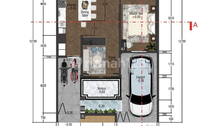Rumah American Classic Modern Lux Dekat Masjid Al-Akbar Gayungan Exit TOL Waru, Al-Hikmah 2