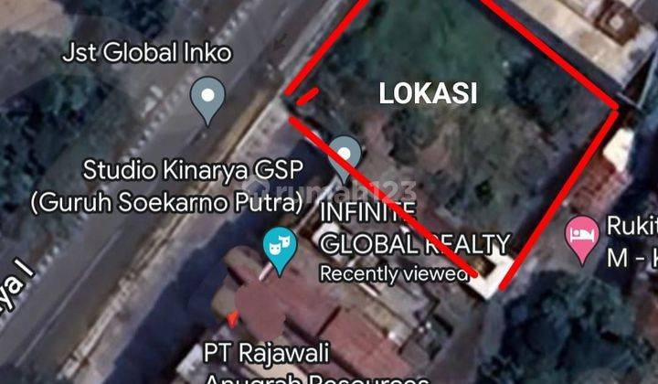 Tanah Comersial Siap Bangun Gedung Lokasi Prestige 1