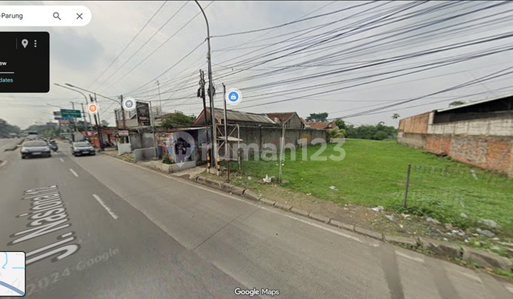 Tanah Comersial Pinggir Jalan Siap Bangun Gudang