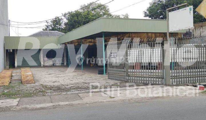 Disewakan tanah ada bangunannya,lokasi strategis,dipinggir jln,bebas banjir di Jl raya joglo, kembangan,jakbar 2