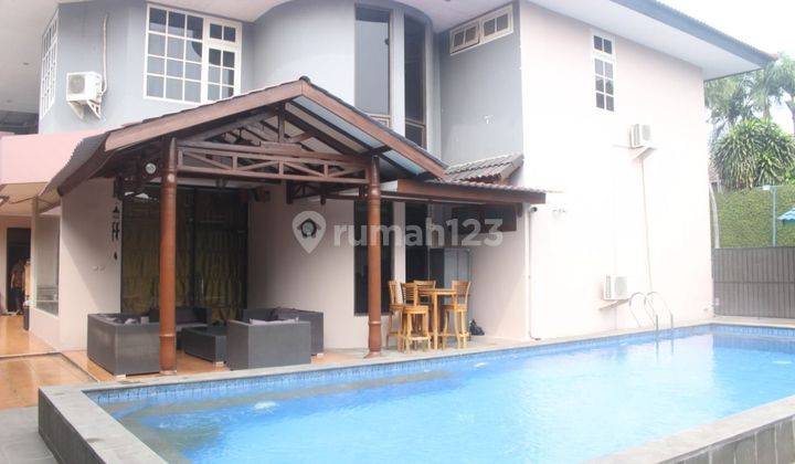 Dijual Cepat Rumah Di Cipete Jakarta Selatan Ada Kolam Renang  2