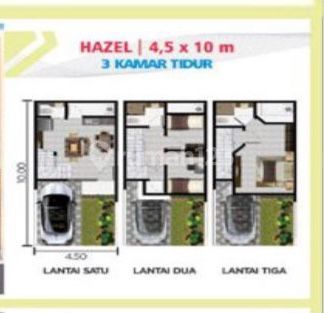 Rumah PIK 2 Disewa Ukuran 4,5x10 3 Lantai Kosongan Siap Huni 2
