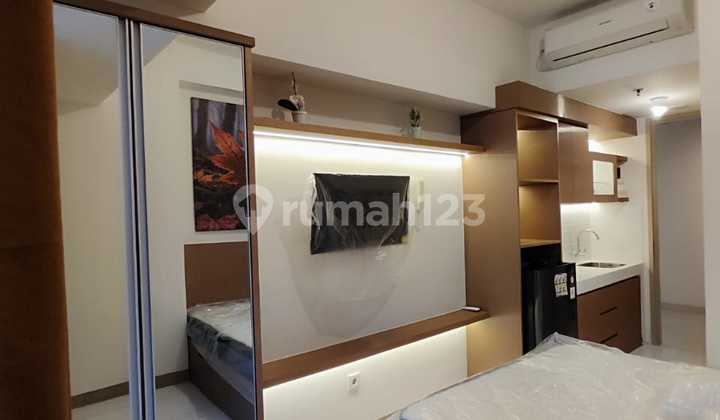 Disewakan Murah Apartemen Tokyo Riverside Pik 2 Uk21m2 Tipe Studio Full Furnish Harga 25 Juta/Thn