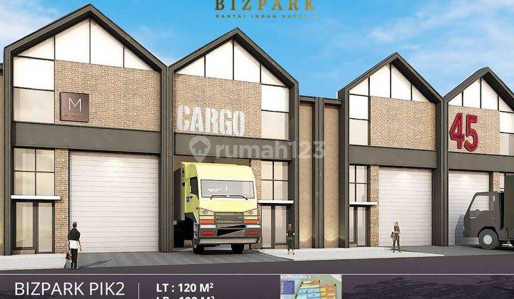 Disewakan Gudang Pik2 Bizpark Multiguna Hoek Ukuran 6x20  1