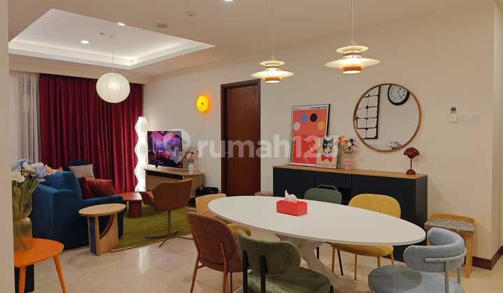 Dijual Sewa Apartment 3Kamar Luas Furnish di Hegarmanah Residence