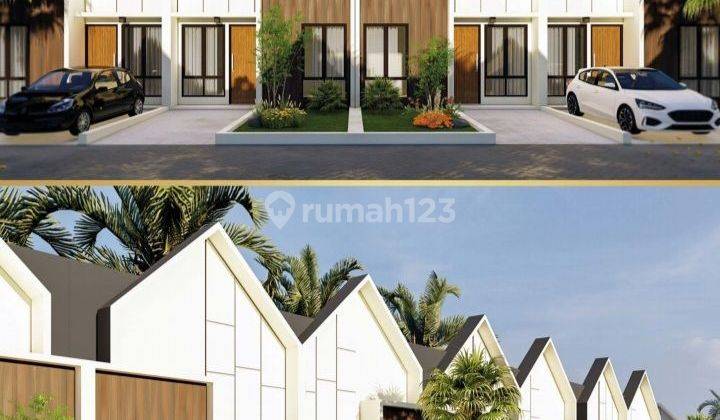 Rumah subsidi konsep modern,  1