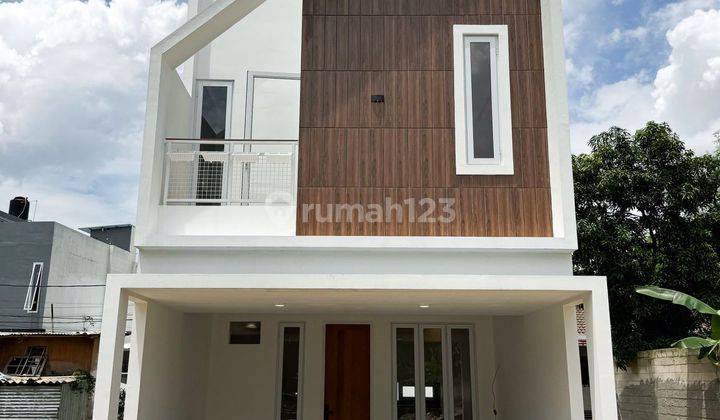 Dijual Rumah Baru Modern Minimalis Dlm Townhouse Bebas Banjir Dkat Tol  1