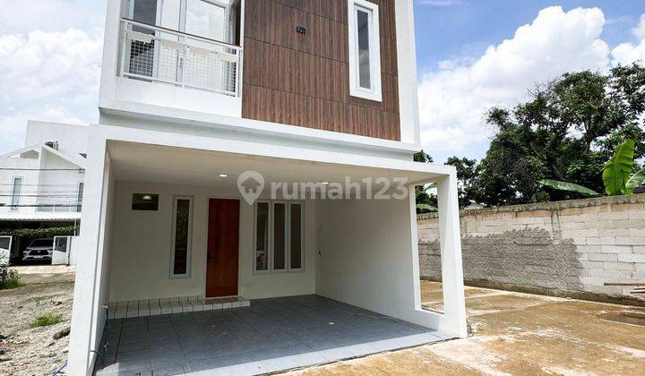 Dijual Rumah Baru Modern Minimalis Dlm Townhouse Bebas Banjir Dkat Tol  2