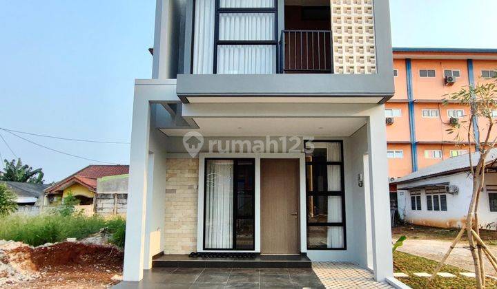 Brand New Modern House Dlm Townhouse Lingkungan Nyaman Tenang Bebas Banjir Akses Dkt Tol Dan Busway 1