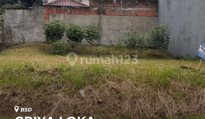 Strategic Corner Lot, Row of Wide Roads in Griya Loka BSD
