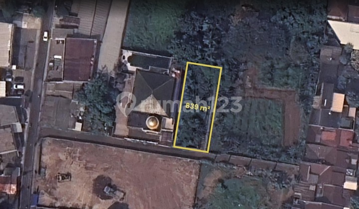 Land Area 839 Meters in Villa Melati Mas Serpong, Close to Toll Access