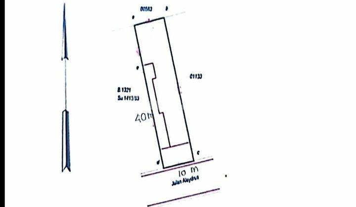 Dijual Rumah Tua Hitung Tanah di Petojo 1