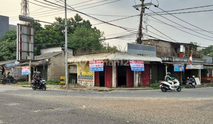 Dijual Cepat Tanah Hoek Komersil 287 M2 Di Pertigaan Jalan Tigaraksa 2