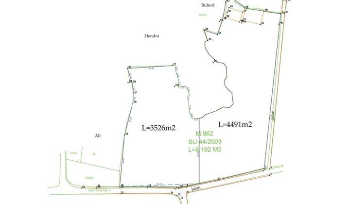 Dijual Kavling Tanah 8017 M² Di Jl. Sindang Subur, Cisarua Bogor 1