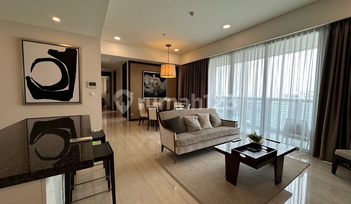 Apartment 3 BR Anandamaya Residences Nice Furnished