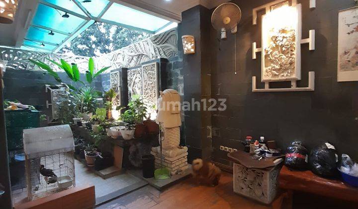 Rumah Interior Ekterior Bali Modern 3 Lantai Luas 700m² Perum Duta Garden di Jl. Jurumudi Tangerang 1