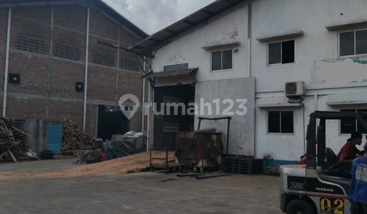 Gudang Ex Pabrik Luas Tanah 9000M² Kawasan Industri Pemda Tigaraksa Cikupa Tangerang (El)