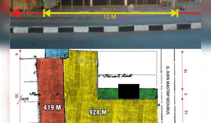 Tanah hit Tanah Nol Raya Mastrip Dekat Pintu Tol Gunungsari 1