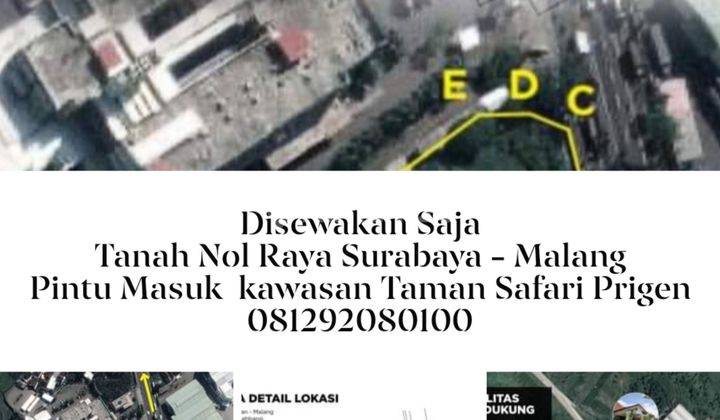 Tanah Nol Raya Surabaya Malang Sebelah Gate Taman Safari Prigen 1