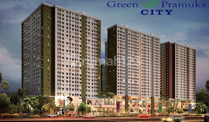 Green Pramuka Square Dijual 2 Kamar Kosongan Pino Lt. 2  2