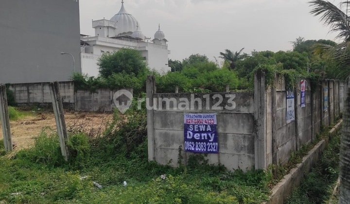 Kavling sunter luas 21x47m lokasi bagus, strategis, bisa sewa