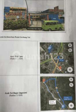 Dijual Tanah di Jl Raya Nasional Bogor Jawa Barat Luas 5030m 1