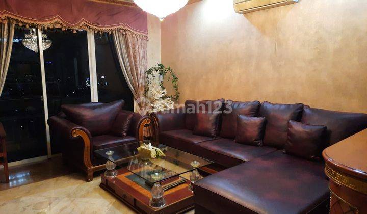 ruang tamu dijual apartemen kedoya elok jakarta