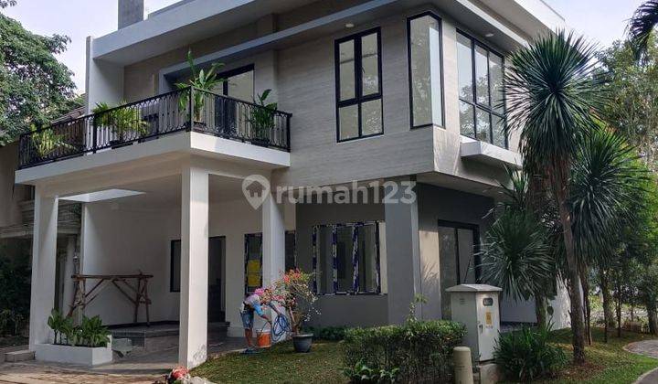 Rumah Mandiri 3lt Hoek Banci View Bagus Modern Design Bsd City 1