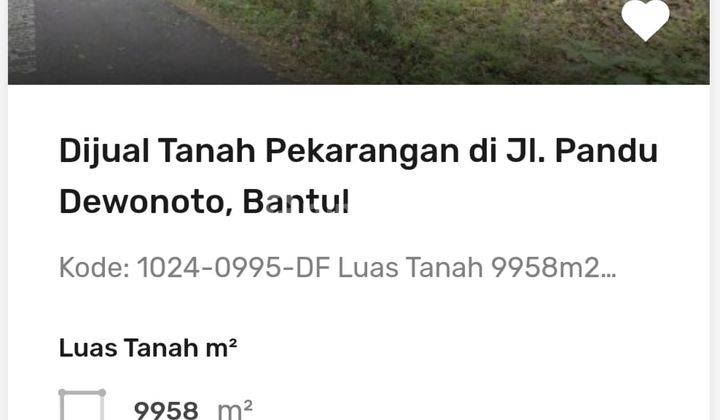 Dijual Tanah di Guwo Sari, Pajangan, Bantul, Yogyakarta 2