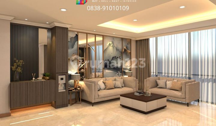 For Rent Apartment Kempinski Grand Indonesia Thamrin Sudirman 2Br - Private Lift Lux Furnished Close To MRT Busway 1