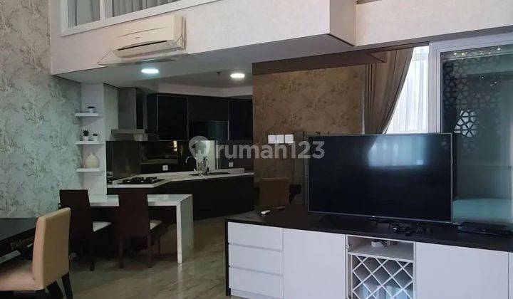 Dijual Apartemen Bellagio Mansion Mega Kuningan 2BR Type Loft Duplex Furnished Murah Butuh Uang Bawah Pasar  2