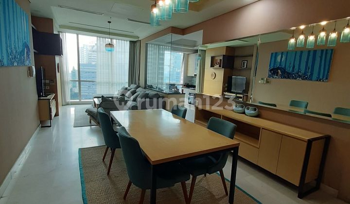 FOR RENT Apartment The Peak Sudirman Setiabudi 3BR Private Elevator - Furnished Near MRT LRT Busway