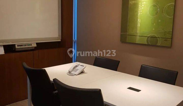 For Rent Ruang Kantor Office Space di Gedung Multivision Tower Kuningan 390sqm Furnish Dekat Mrt Lrt Busway Sudirman Thamrin Menteng Casablanca 2