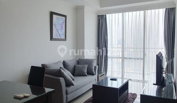 For Rent Apartment Denpasar Residence Kuningan City 1BR - Furnished, Close to LRT, MRT, Busway, Mall Ambasador, Lotte, Kokas