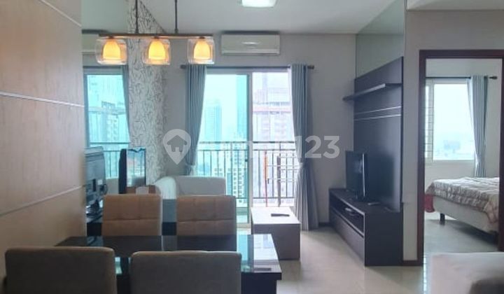 Dijual Murah Apartemen Thamrin Residence 2 BR - Furnished Jalan Kaki ke MRT / Halte Busway / Mall Grand Indonesia Plaza Indonesia Tanah Abang 1