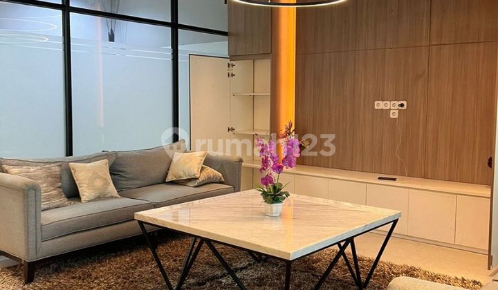 For Rent Office Space (Ruang Kantor) Treasury Tower Sudirman Scbd District 8 Senopati 133Sqm Furnished - Close To Ashta Mall MRT Busway Grand Lucky