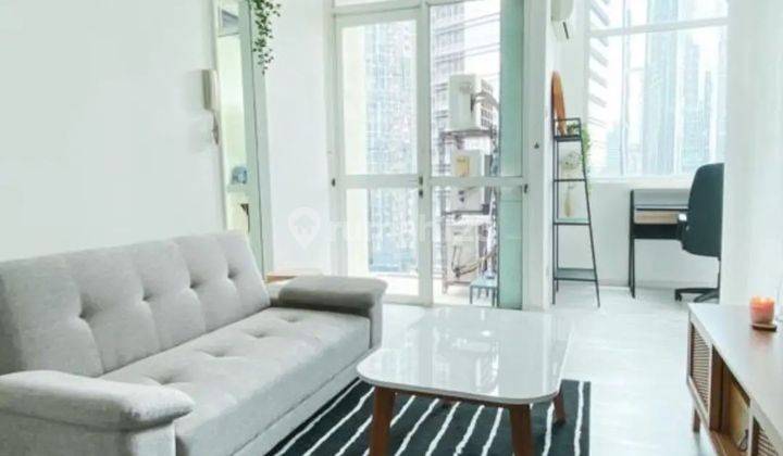 For Rent Apartment Bellagio Residence Mega Kuningan 1BR Renovated Furnished Close To Lrt Mrt Busway 1