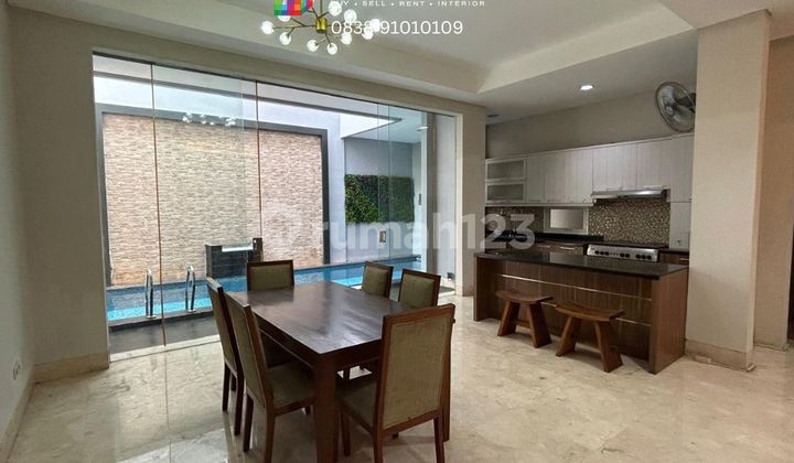 For Rent House At Pondok Indah 6 BR Furnished - Close To Pondok Indah Mall (Pim) Gate Toll MRT Station Shelter Transjakarta Busway 2