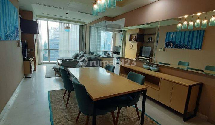 For Rent Apartment The Peak Sudirman 3BR Private Lift Furnished Close To Mrt Lrt Busway 1