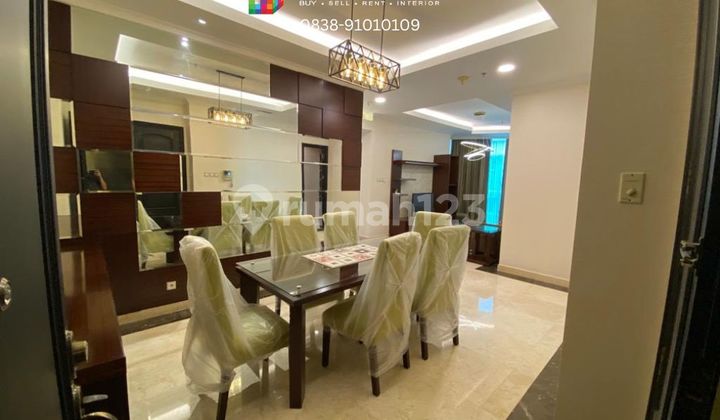 For Sale Bellagio Mansion Mega Kuningan Apartment 3Br Beside Ritz Carlton - Private Elevator Furnished Near One Satrio LRT MRT Busway 2