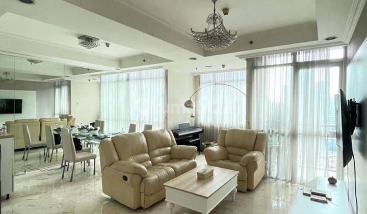 For Rent Apartment Bellagio Residence 3BR Renovated, Close To Mrt Lrt Busway 1