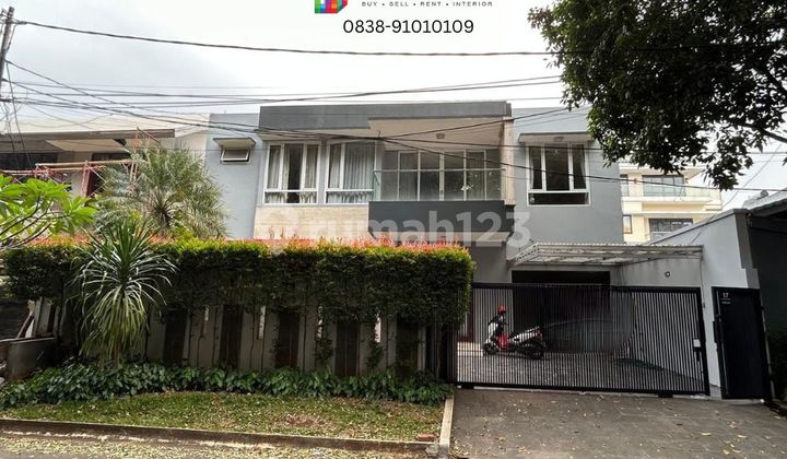 For Rent House At Pondok Indah 6 BR Furnished - Close To Pondok Indah Mall (Pim) Gate Toll MRT Station Shelter Transjakarta Busway